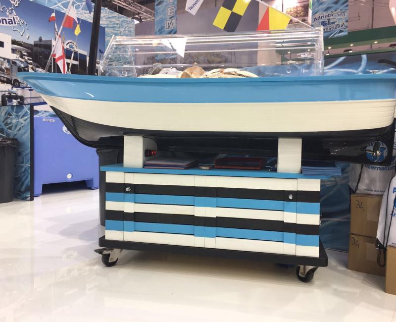 Expositor_para_marisco_Feria_3 - Acuarios y Viveros de marisco Tecnomar